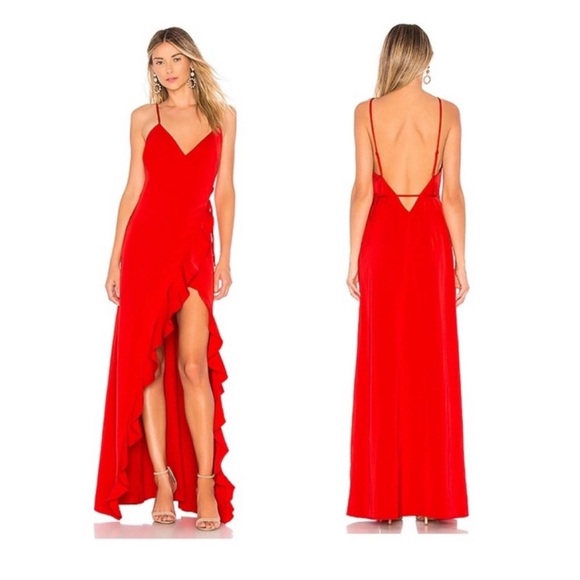 NWT REVOLVE Privacy Please Red Formal Gown - Picture 5 of 7